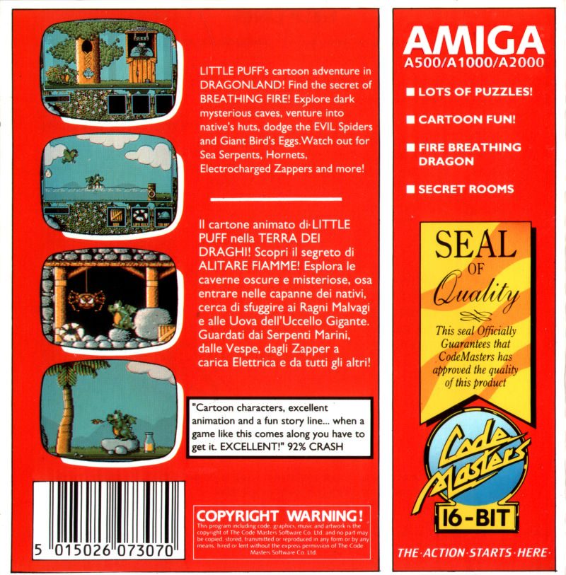 Little Puff in Dragonland dos