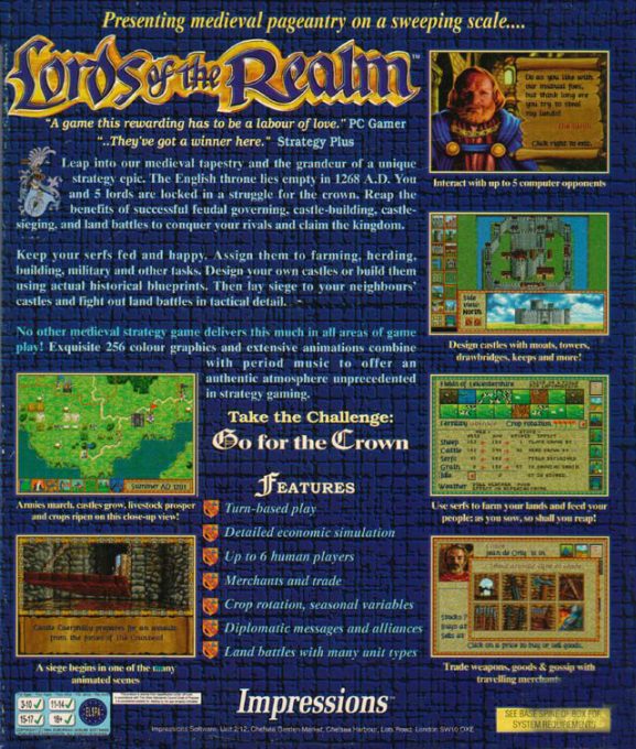 Lords Of The Realm dos