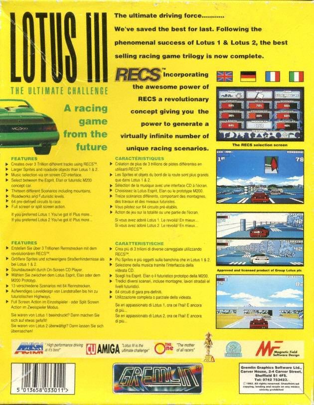 Lotus 3 - The Ultimate Challenge dos
