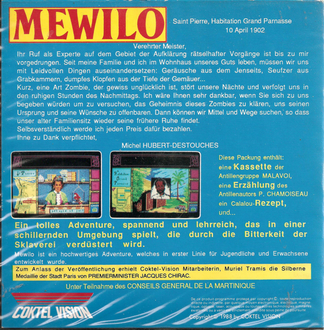 Méwilo - Dos
