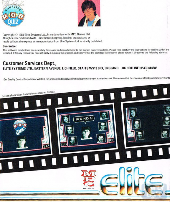 Mike Read's Computer Pop Quiz - Dos