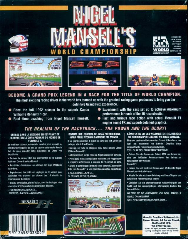 Nigel Mansell's World Championship - Dos