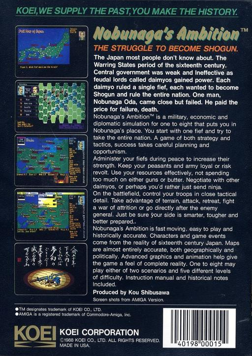 Nobunaga's Ambition - Dos
