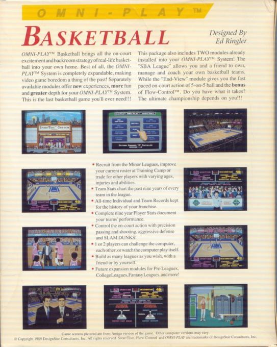 Omni-play Basketball - Dos