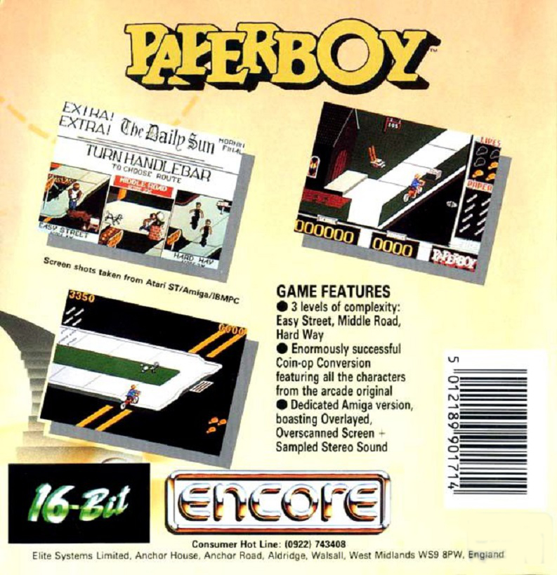 Paperboy - Dos