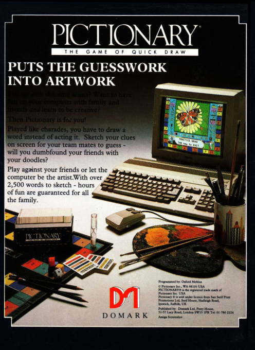 Pictionary - The Game Of Quick Draw - Dos