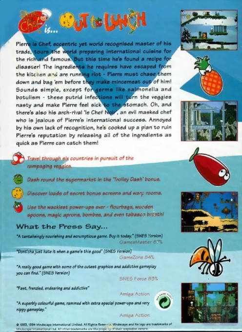 Pierre Le Chef Is... Out To Lunch - Dos