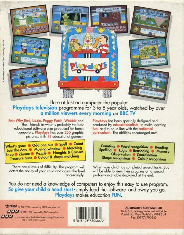 Playdays dos