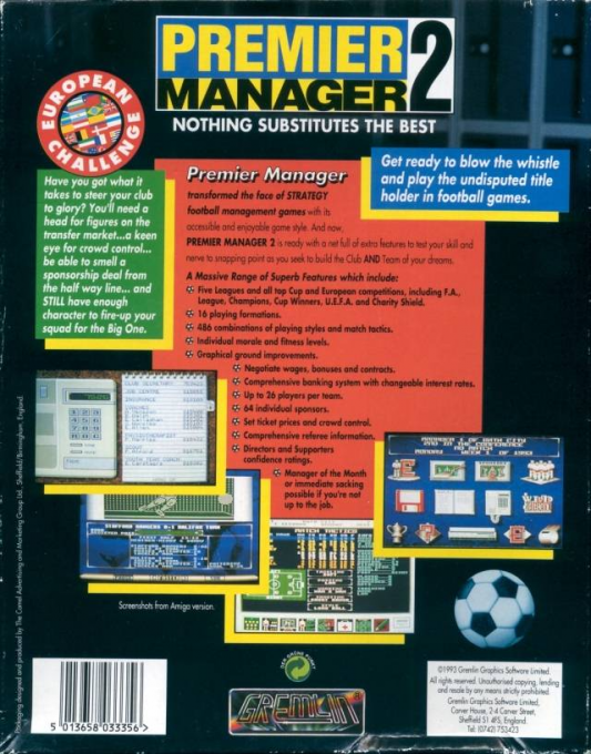 Premier Manager 2 dos