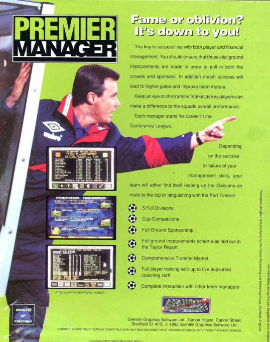 Premier Manager 3 - Dos