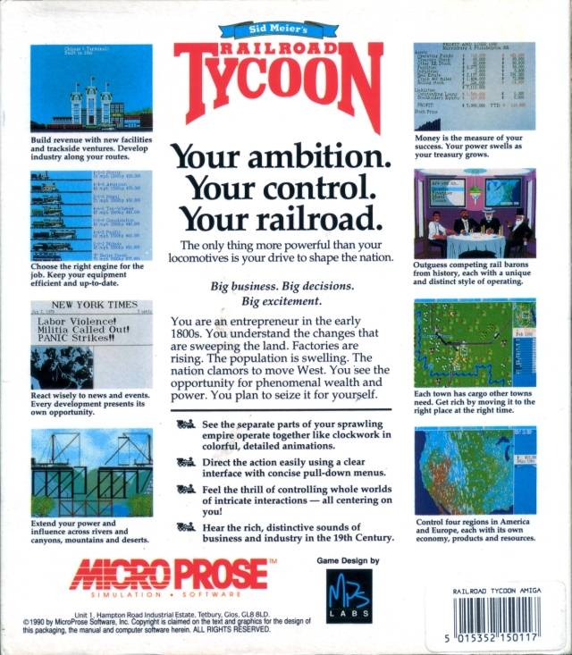 Railroad Tycoon - Dos