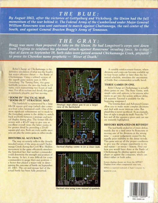 Rebel Charge At Chickamauga - Dos