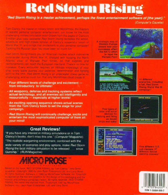 Red Storm Rising - Dos