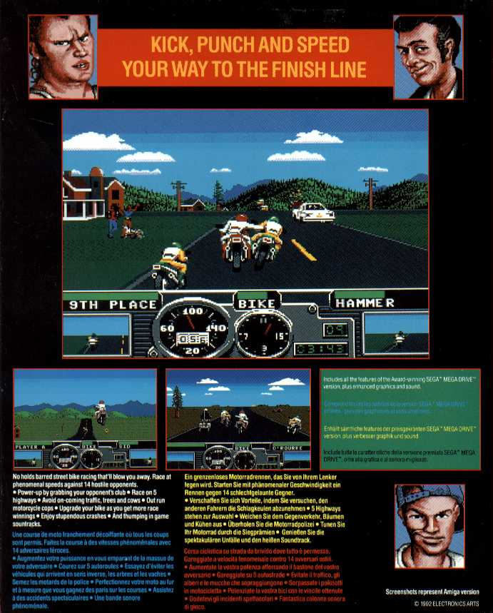Road Rash - Dos