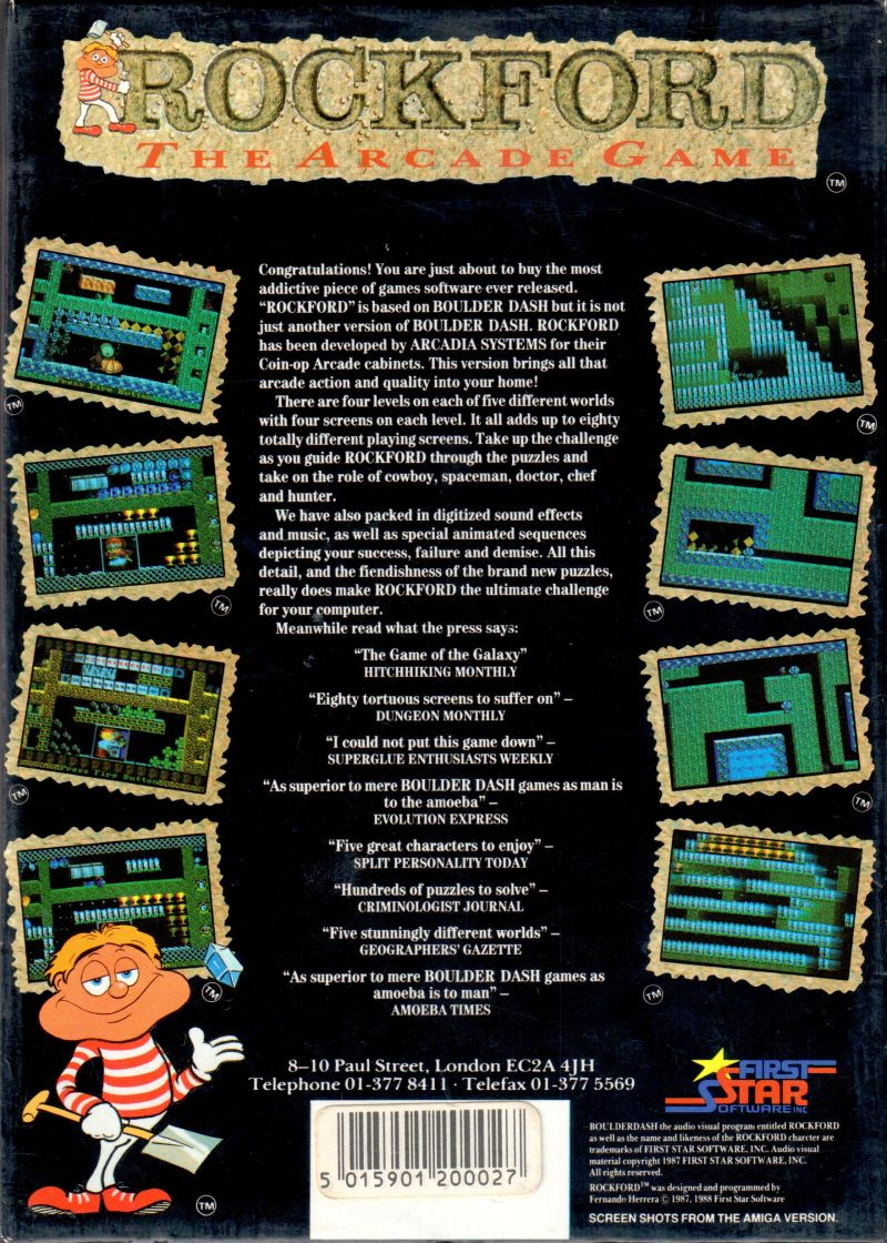 Rockford - The Arcade Game - Dos