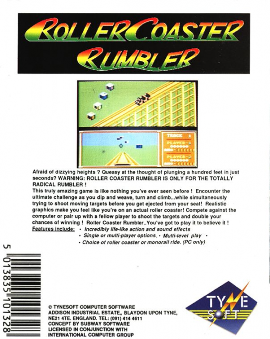 Roller Coaster Rumbler - Dos