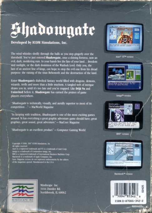 Shadowgate - Dos