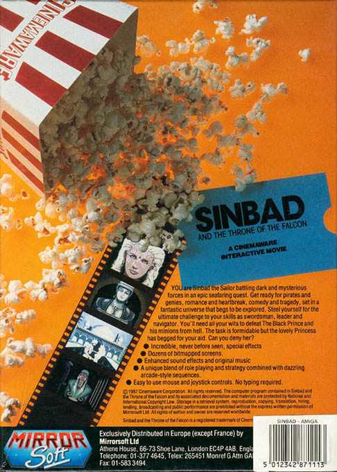 Sinbad and the Throne of the Falcon - Dos