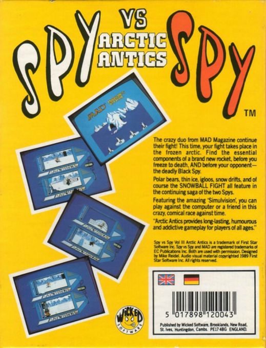 Spy vs Spy - Arctic Antics - Dos