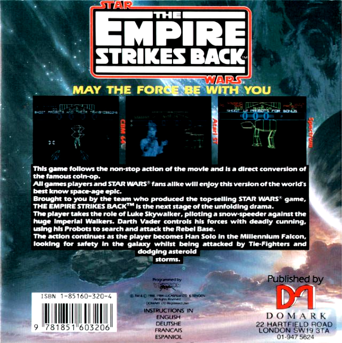 Star Wars - The Empire Strikes Back - Dos