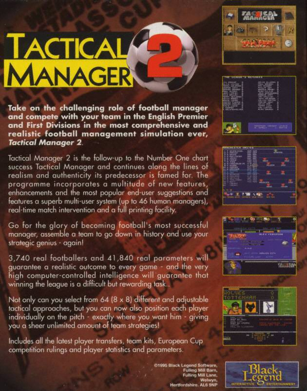 Tactical Manager 2 dos