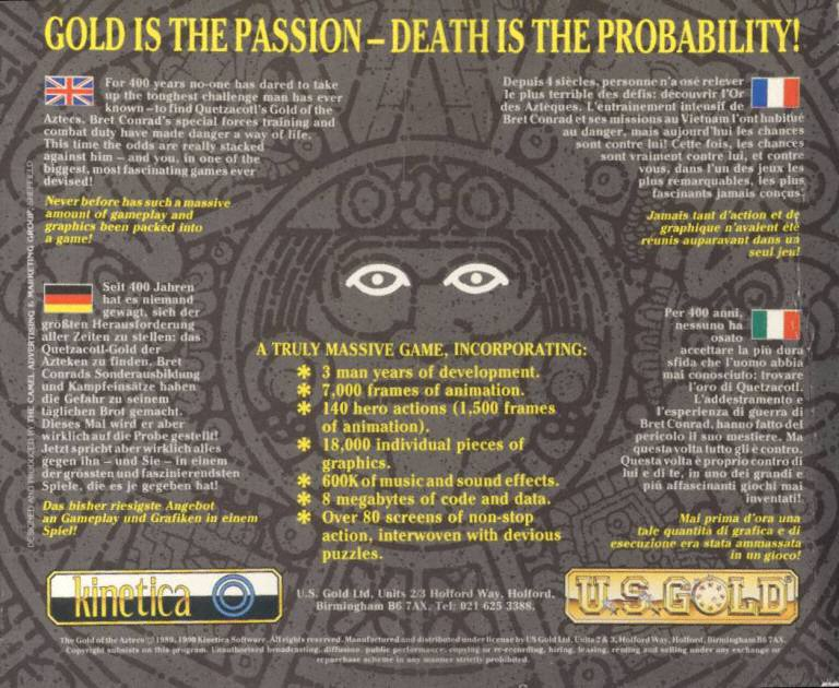 The Gold of the Aztecs - Dos