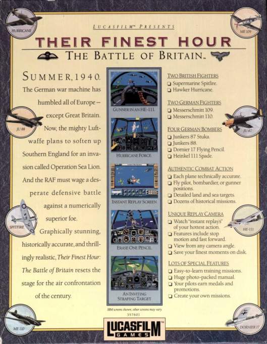Their Finest Hour : The Battle of Britain - Dos