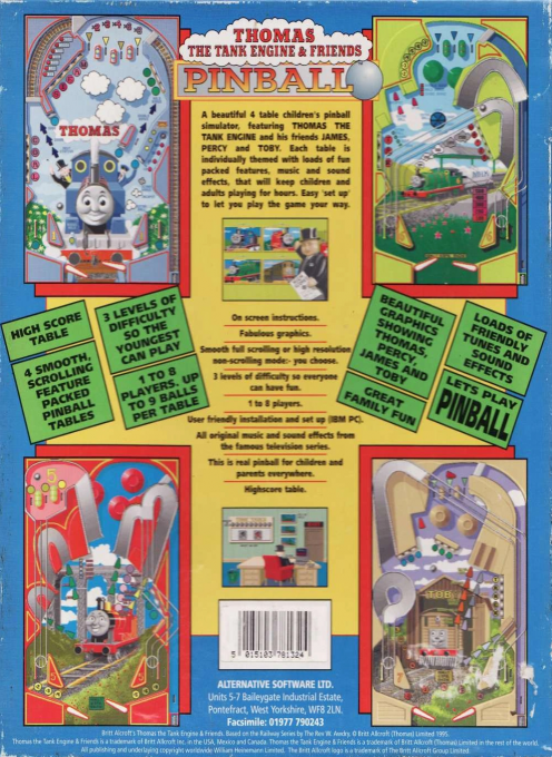 Thomas The Tank Engine And Friends - Pinball - Dos