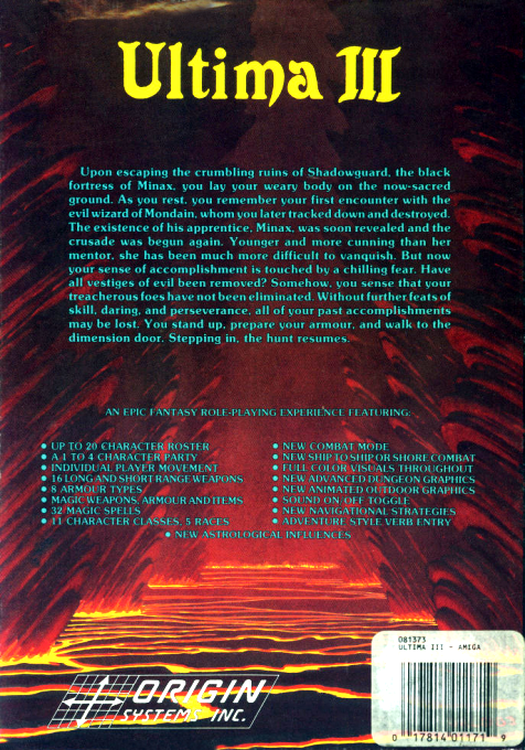 Ultima III : Exodus - Dos