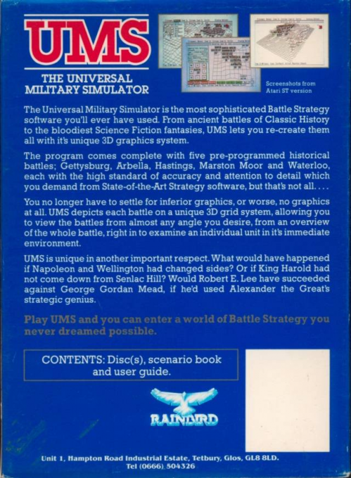 Ums - The Universal Military Simulator - Dos
