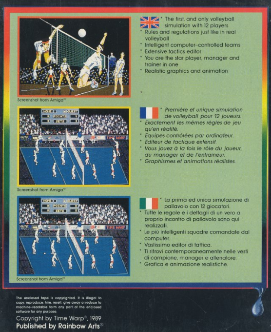 Volleyball Simulator - Dos