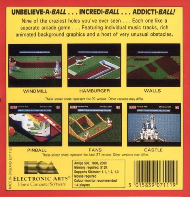 Will Harvey's Zany Golf - Dos