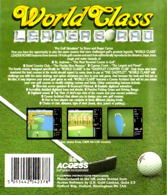 World Class Leader Board - Dos