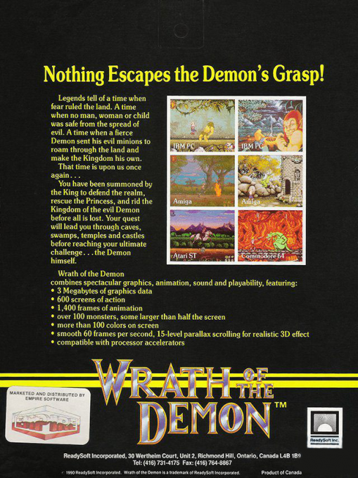 Wrath of the Demon - Dos