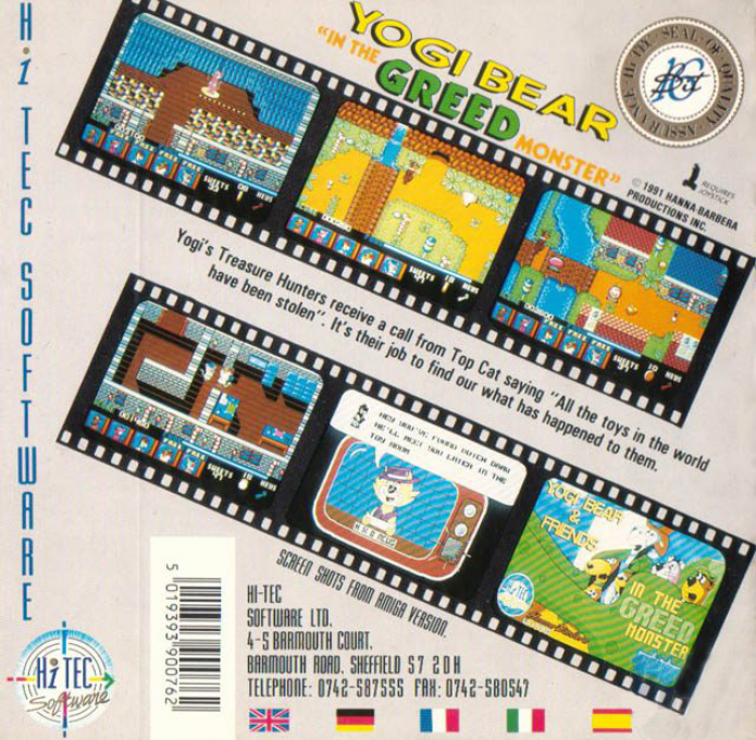 Yogi Bear And Friends In The Greed Monster - Dos