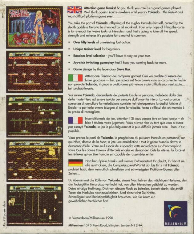 Yolanda - The Ultimate Challenge - Dos