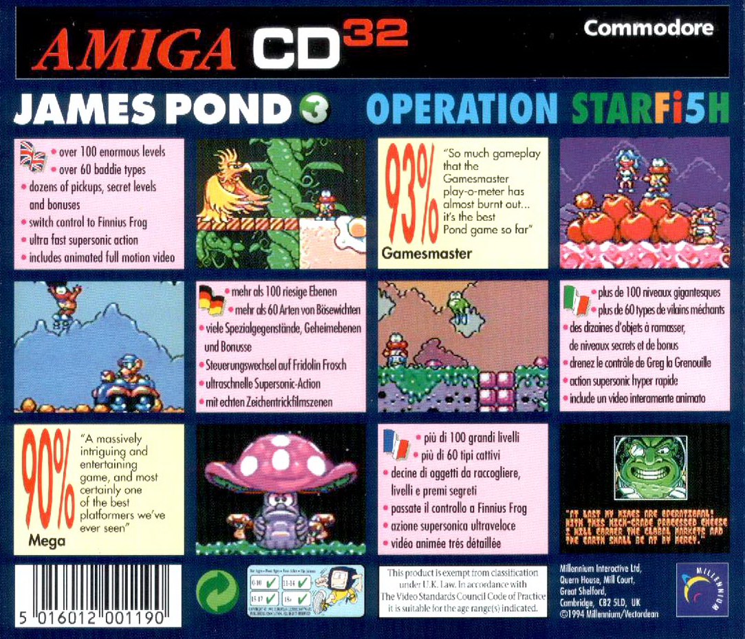 James Pond 3 - Operation Starfish - Dos
