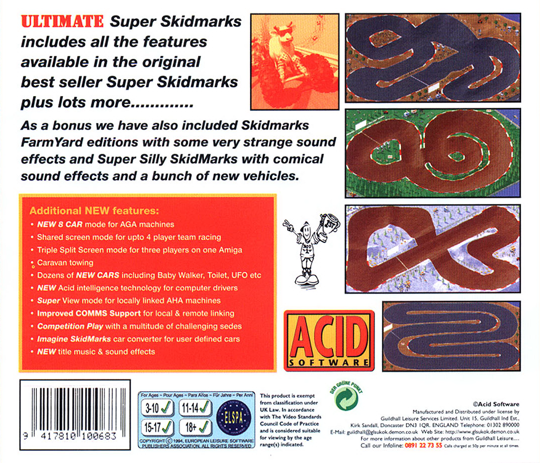 Super Skidmarks - Dos