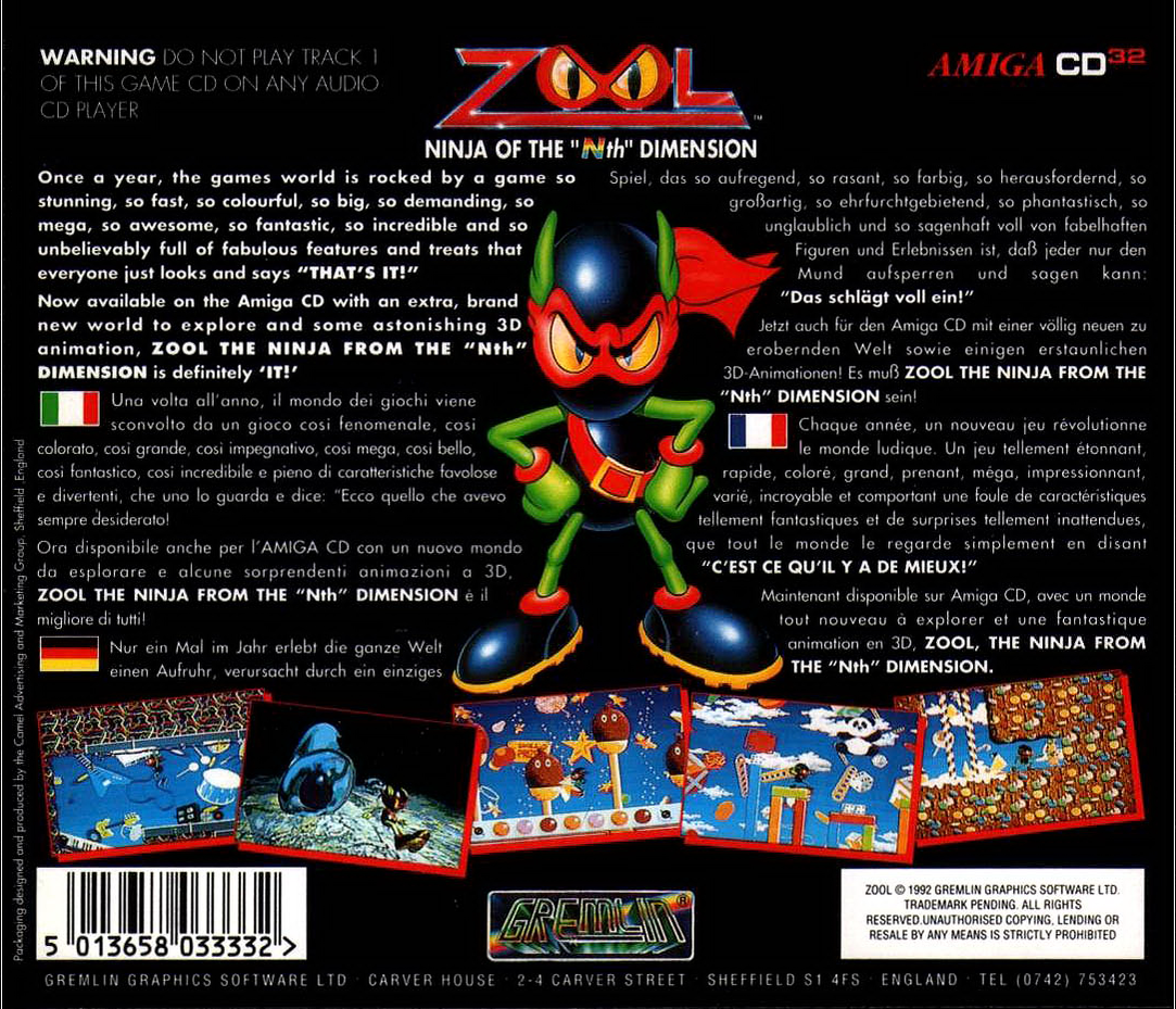 Zool - Ninja of the “Nth” Dimension - Dos