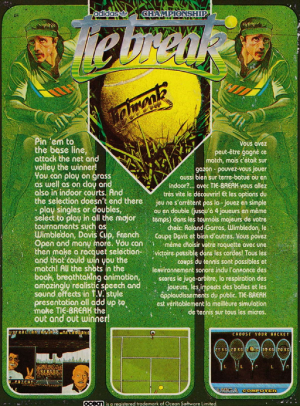 Adidas Championship Tie-Break - Dos