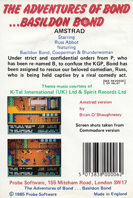 Adventures Of Bond... Basildon Bond, The - Dos