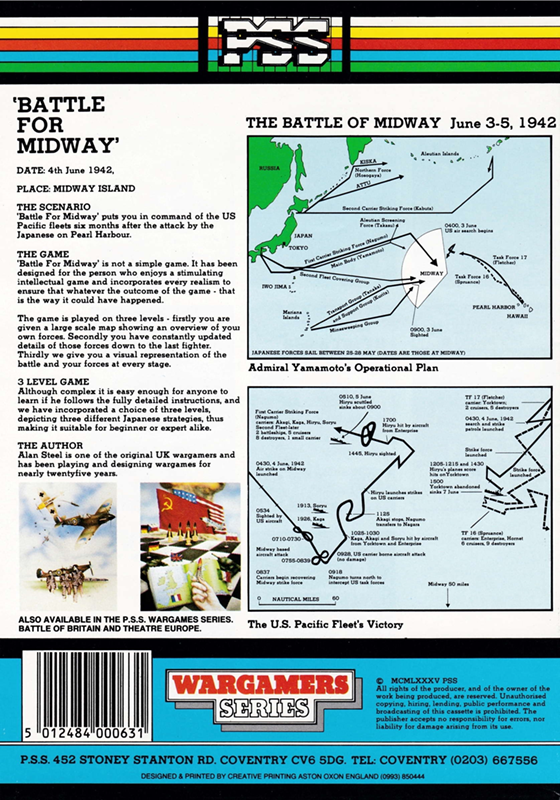 Bataille pour Midway dos