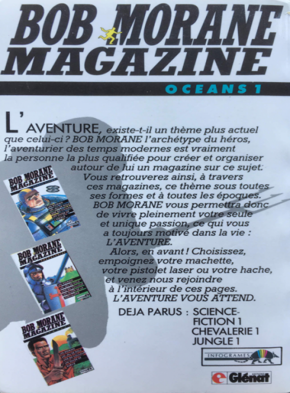 Bob Morane : Océan - Dos