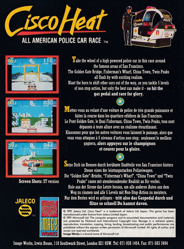 Cisco Heat - All American Police Car Race - Dos