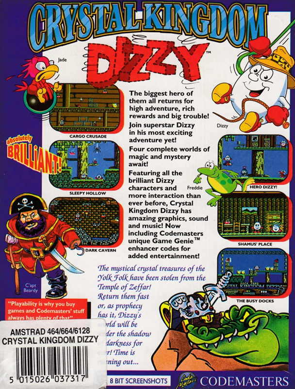 Crystal Kingdom Dizzy - Dos