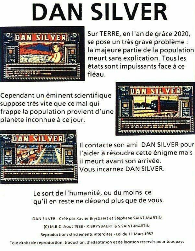 Dan Silver - Le Dernier Espoir - Dos