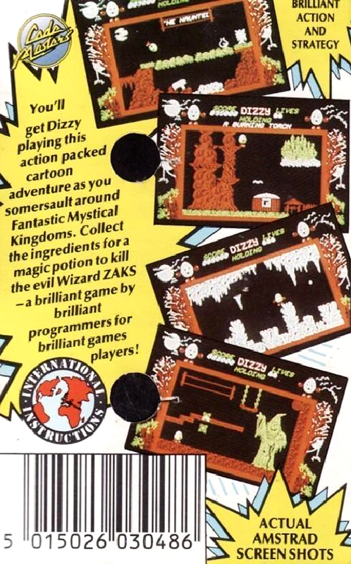 Dizzy - The Ultimate Cartoon Adventure - Dos