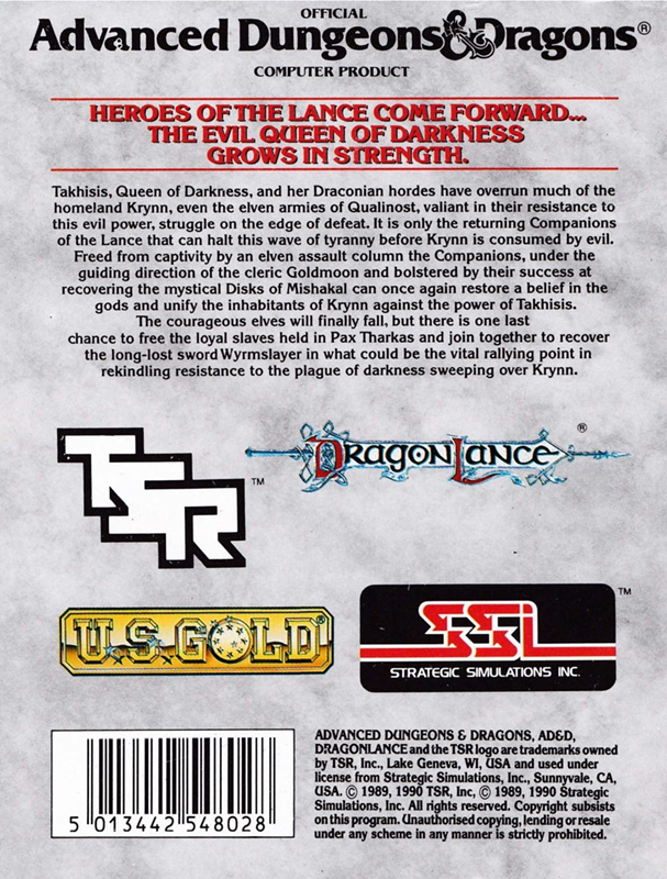 Dragons Of Flame - Dos