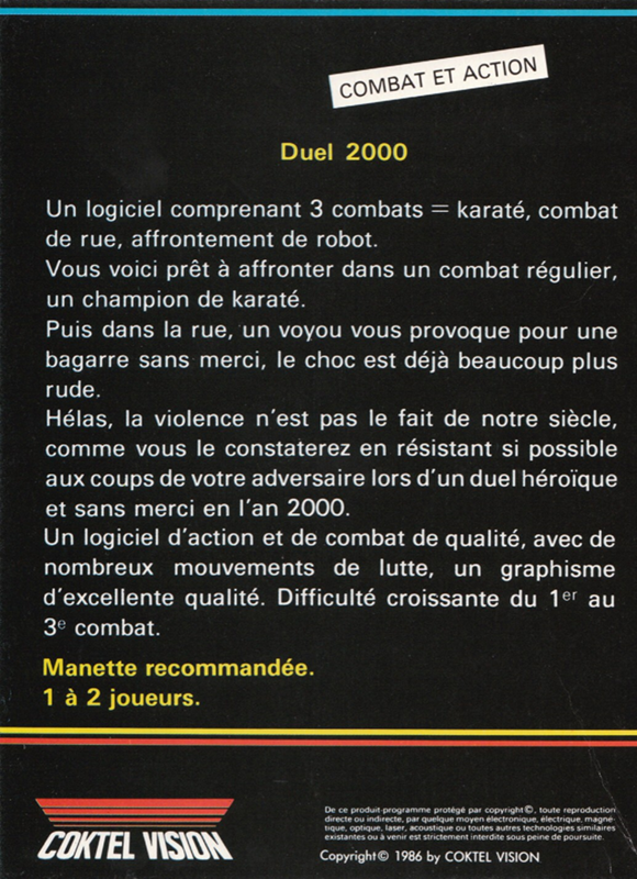Duel 2000 - Dos