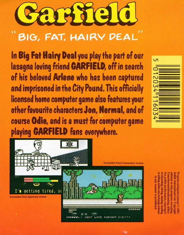 Garfield - Big, Fat, Hairy Deal - Dos